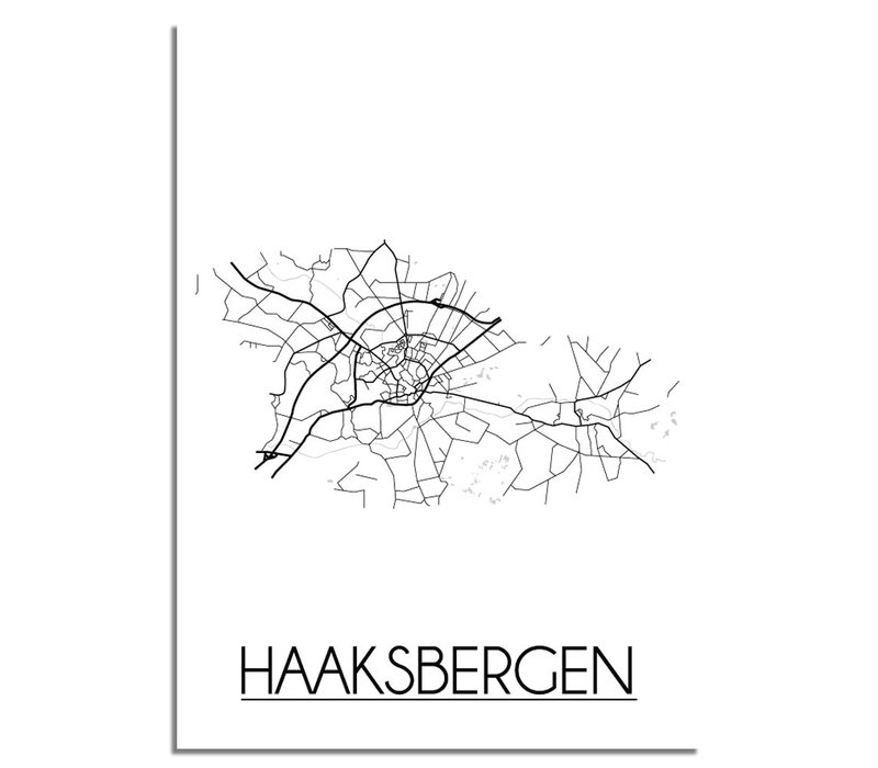 Haaksbergen Plattegrond poster