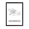 Haaksbergen Plattegrond poster