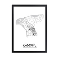 Kampen Plattegrond poster