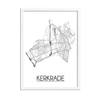 Kerkrade Plattegrond poster