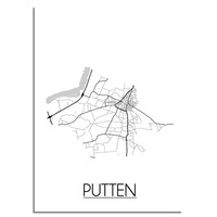 Putten Plattegrond poster