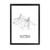 Putten Plattegrond poster