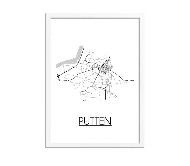 Putten Plattegrond poster