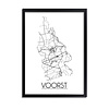 Voorst Plattegrond poster