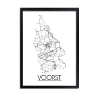 Voorst Plattegrond poster