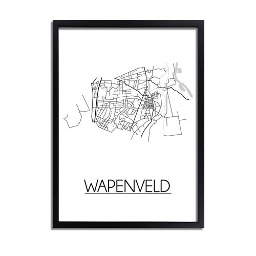 Wapenveld Plattegrond poster 