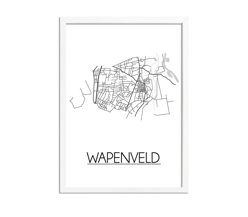 Wapenveld Plattegrond poster