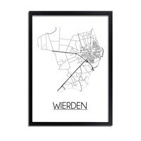 Wierden Plattegrond poster