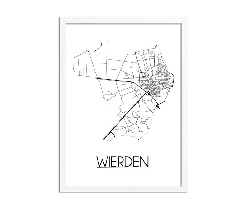 Wierden Plattegrond poster