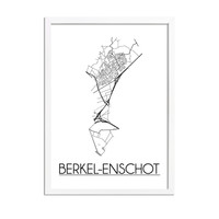 Berkel-Enschot Plattegrond poster