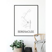 Berkenwoude Plattegrond poster