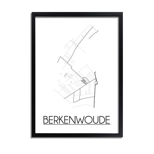 Berkenwoude Plattegrond poster 