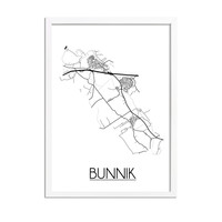 Bunnik Plattegrond poster