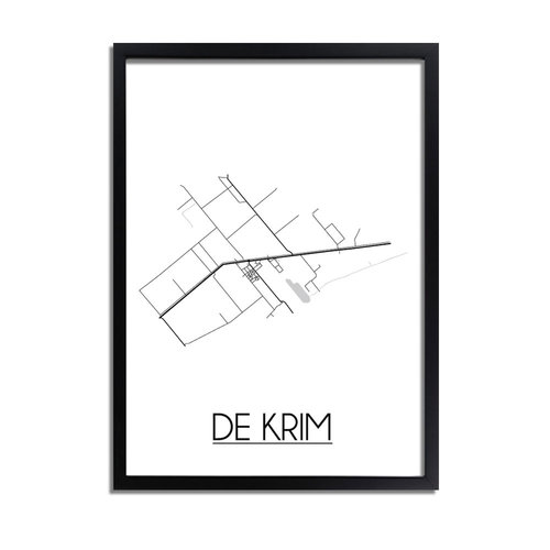 De Krim Plattegrond poster 