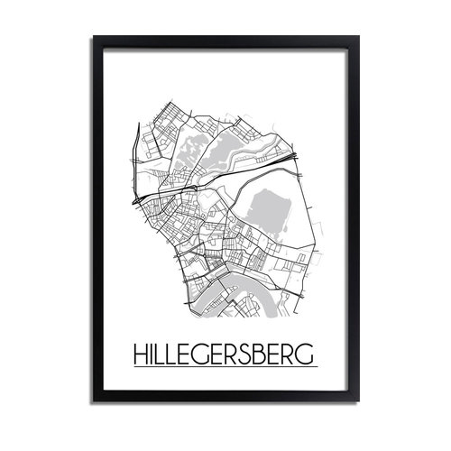 Hilligersberg Plattegrond poster 
