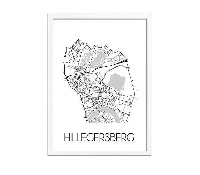 Hilligersberg Plattegrond poster