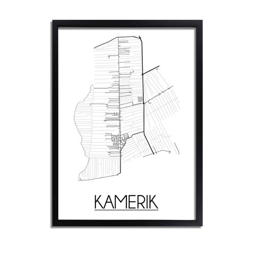 Kamerik Plattegrond poster 