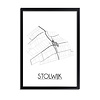 Stolwijk Plattegrond poster