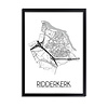 DesignClaud Ridderkerk Plattegrond poster