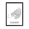 Volendam Plattegrond poster