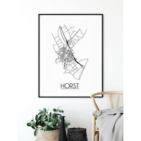 Horst Plattegrond poster