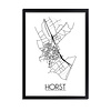 Horst Plattegrond poster