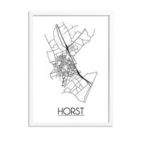 Horst Plattegrond poster