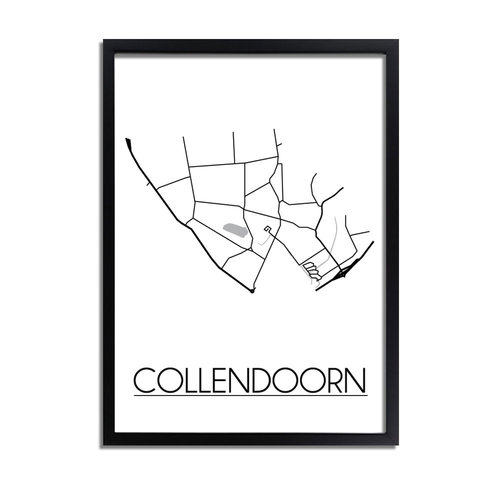 Collendoorn Plattegrond poster 