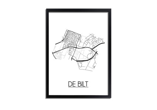 DesignClaud De Bilt Plattegrond poster