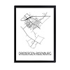 DesignClaud Driebergen-Rijsenburg Plattegrond poster