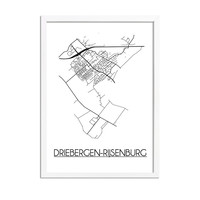 Driebergen-Rijsenburg Plattegrond poster