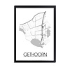 Giethoorn Plattegrond poster