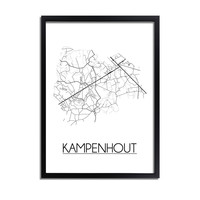 Kampenhout Plattegrond poster