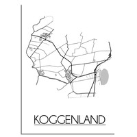 Koggenland Plattegrond poster