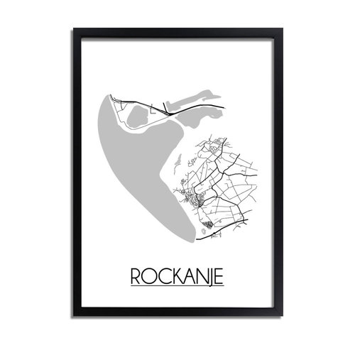 Rockanje Plattegrond poster 