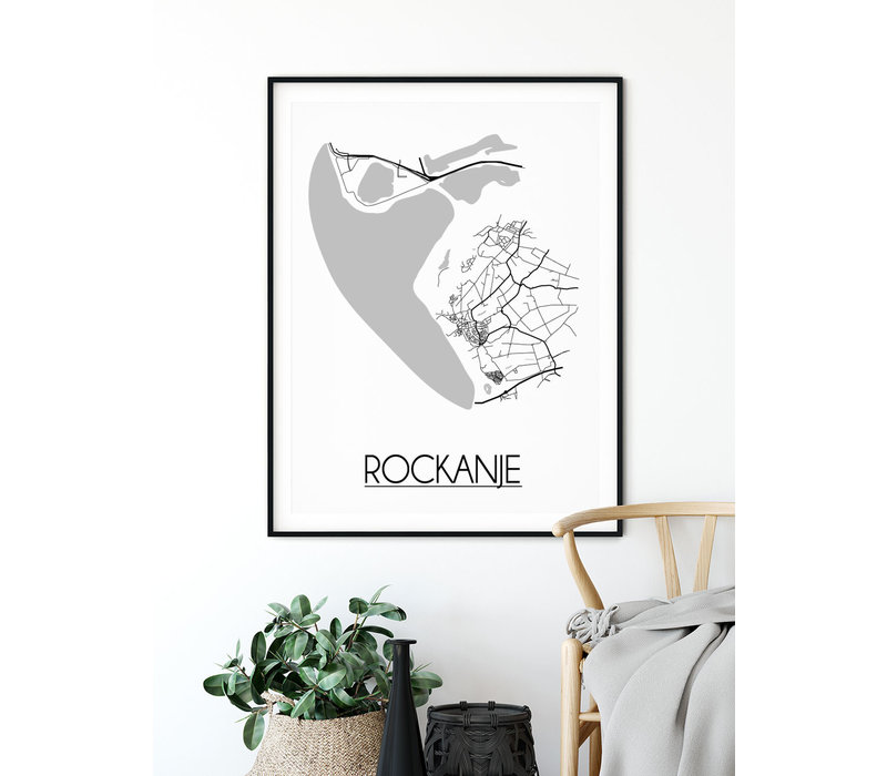 Rockanje Plattegrond poster