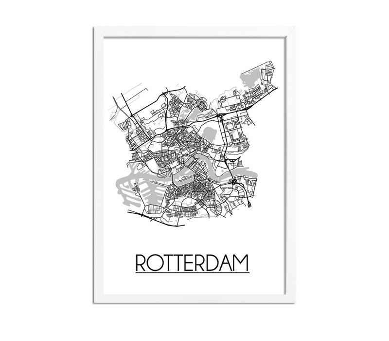 Rotterdam Plattegrond poster