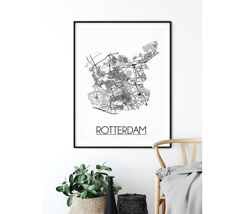 Rotterdam Plattegrond poster