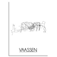 Vaassen Plattegrond poster