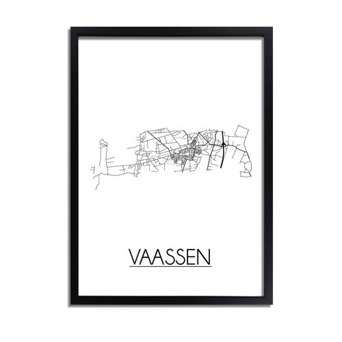 Vaassen Plattegrond poster 