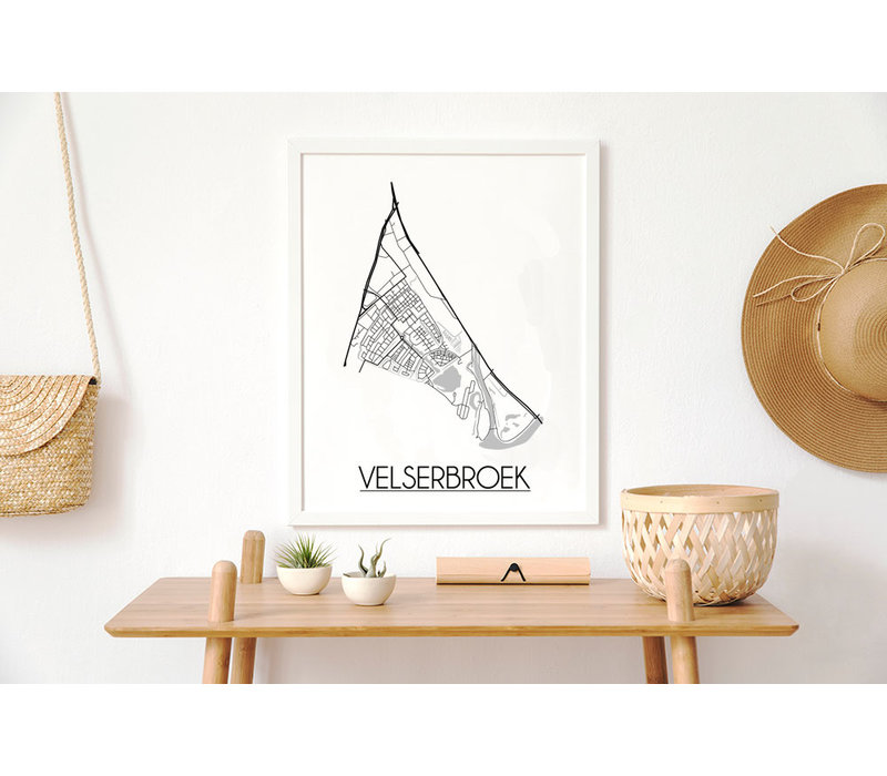 Velserbroek Plattegrond poster