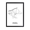 Vinkel Plattegrond poster