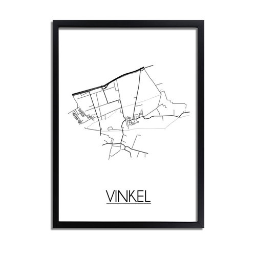 Vinkel Plattegrond poster 