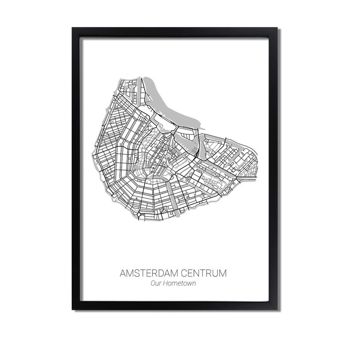 Personalisiertes Stadtplan-Poster