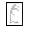 Huisduinen Plattegrond poster