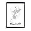 Nieuwkoop Plattegrond poster
