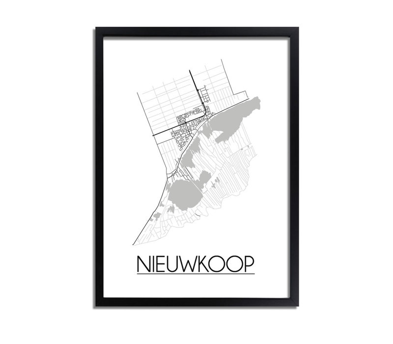 Nieuwkoop Plattegrond poster