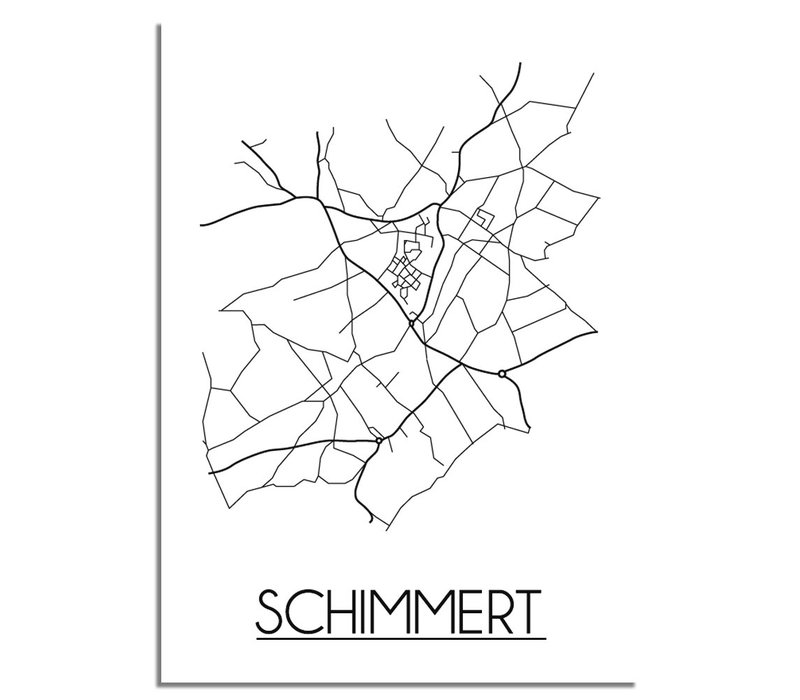 Schimmert Plattegrond poster