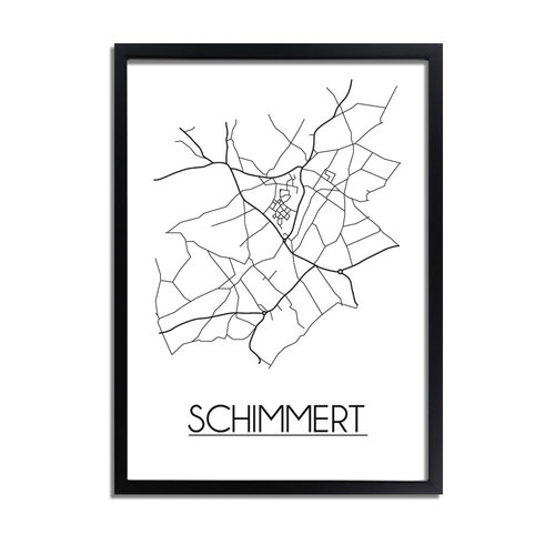 Schimmert Plattegrond poster 