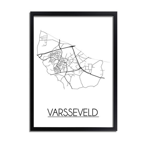 Varsseveld Plattegrond poster 